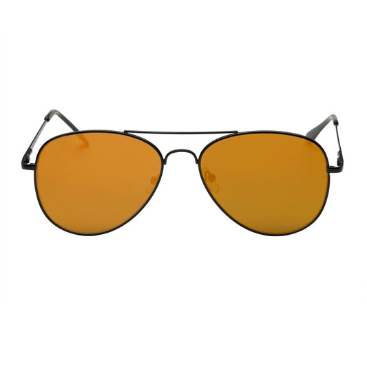 Betsy - Black Rim Orange Lens