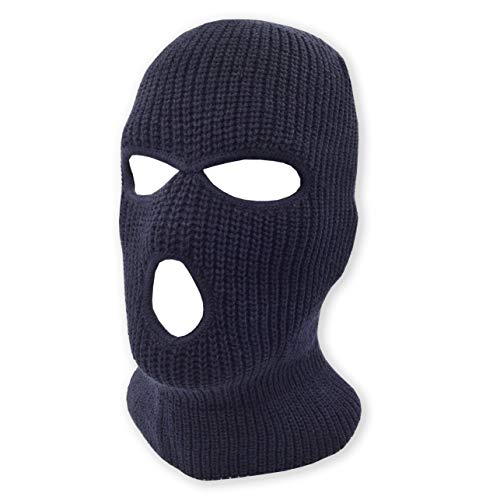 3 Hole Knitted Full Face Ski Mask Winter Balaclava Face Cover for Outdoor Sports