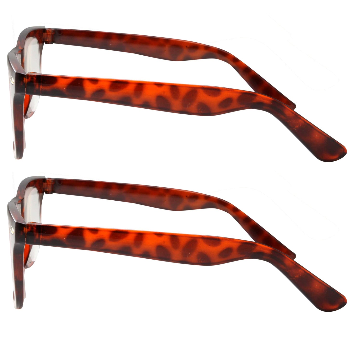 grinderPUNCH 2 Pack High Magnification Reading Glasses Strong Power Readers