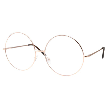 grinderPUNCH - XXL Super Oversized Glasses Round Circle Frame Clear Lens