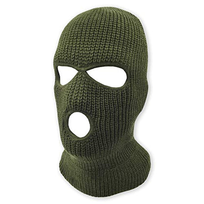 3 Hole Knitted Full Face Ski Mask Winter Balaclava Face Cover for Outdoor Sports