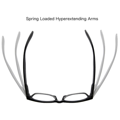 grinderPUNCH 2 Pack High Magnification Reading Glasses Strong Power Readers