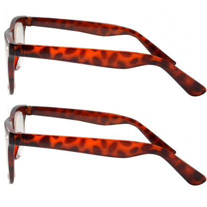 grinderPUNCH 2 Pack High Magnification Reading Glasses Strong Power Readers