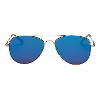 Betsy - Gold Rim Blue Lens